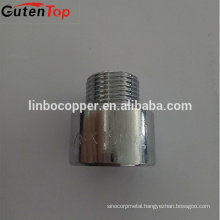 GutenTop High Quality Brass Pipe Fitting Brass Plating Chromium Extension Nipple for oil gas and water copper pipe fittings